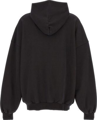 Balenciaga Womens Bicolor Cotton Hoodie Clothing