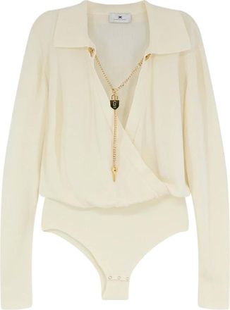 Elisabetta Franchi Mujer, Camisetas, Amarillo, Talla: XS