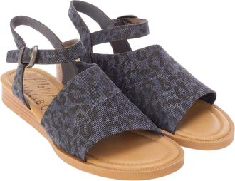 Blowfish Womens Ardice-B Sandal, Denim Leopard, UK 7