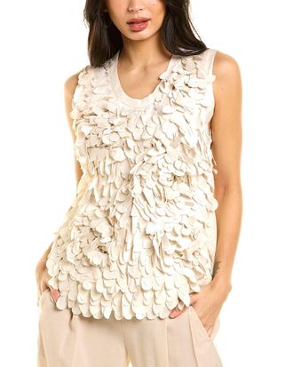 Brunello Cucinelli Silk-Blend Top