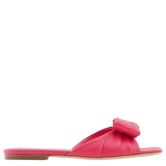 Ferragamo Ferragamo Vara Bow Leather Slides