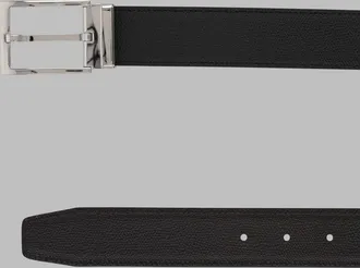 Ferragamo Reversible Calf Leather Belt - Black