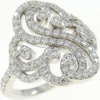 Tiffany & Co. Heart Platinum Band Ring (Pre-Owned)