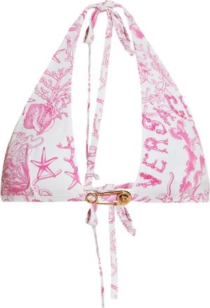Versace Bikini con spilla da balia - Rosa