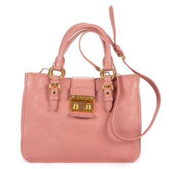 Miu Miu Pushlock Tote schoudertas