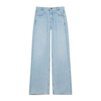 Bite Studios Wide Jeans, female, Blue, Size: W30 Curved Denim