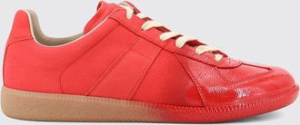 Maison Margiela Sneakers low-top Replica in pelle verniciata e liscia