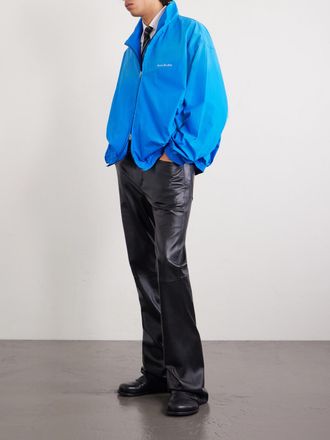 Acne Studios Olando Logo-Print Cotton-Poplin Jacket