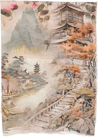 D'Aniello Scarves, female, Multicolor, Size: ONE SIZE Perla 7007 Stole