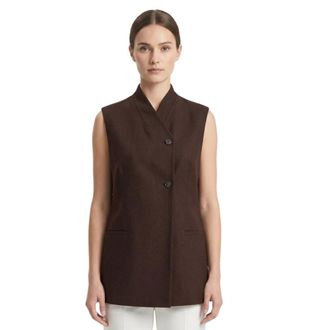 Am&eacute;lie & Am&eacute;lie Acerra Vest - Suits - Mujer - Marr&oacute;n - M