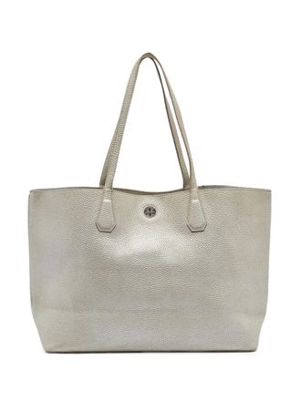 Tory Burch Pre-owned leather tote bag - women - Leather/Leather - One Size - Neutrals