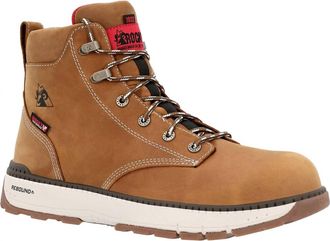 Rocky Mens Rebound Wedge Boot In Brown
