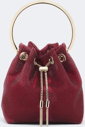 Jimmy Choo London Bon Bon embellished mesh bucket bag
