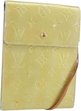 Louis Vuitton Pre-owned Leren Crossbodytas - Dames - Vintage Schoudertas - Beige - ONE Size - Leer - Vintage