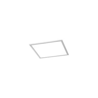Trio Plafoniera Led Parete Soffitto Quadrata Acciaio Bianco 45x45 cm Phoenix gd