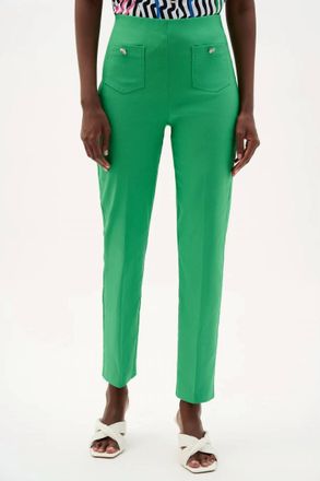 Joseph Ribkoff Millenium Cropped Pant In Green