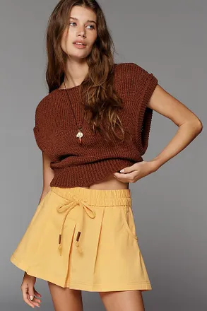 Maeve Skirty Chino Utility Shorts