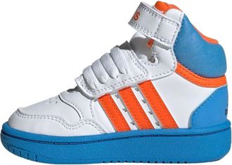 adidas (TD) adidas x Mickey Mid Hoops Shoes White Blue GY6633