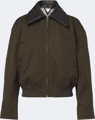 Bottega Veneta Intrecciato cotton blouson jacket
