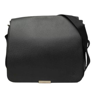 Louis Vuitton Pre-owned Viktor Crossbody - Dames - Pre-owned - Zwart - Maat: ONE Size Leer