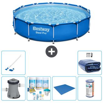 Bestway Piscina Bestway Steel Pro Redonda - 366x76 Cm - 8-piezas S21604