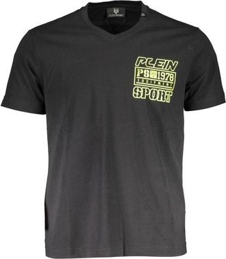 Plein Sport Black Cotton Men Mens T-Shirt