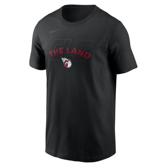 Nike Cleveland Guardians Fashion Nike Mens MLB T-Shirt in Black | N19900AGUA-19Z