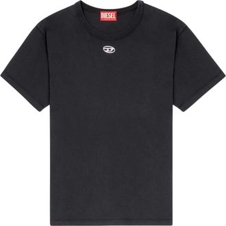Diesel Black Crew Neck Logo T-Shirt