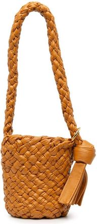 Bottega Veneta Pre-owned Bottega Veneta Small Calfskin Intreccio Kalimero Bucket Bag BUE8O726LZ3ZR61Z