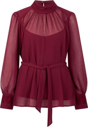 Marc Cain Blouses - Dames - Blouses - Rood - 2XL - Overhemden