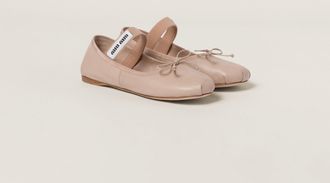 Miu Miu Leather ballerinas