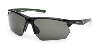 Timberland TB00056 Polarized 01R Mens Sunglasses Black Size 73