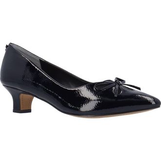 J. Rene&eacute; Calinda Kitten Heel Pump in Black at Nordstrom, Size 7.5