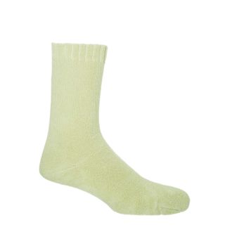 Peper Harow Ribbed Cuff Mens Bed Socks - Cream
