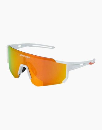 Santa Cruz Mens Santa Cruz Mens Strip Racer Sunglasses - White Orange Red - Size: ONE size