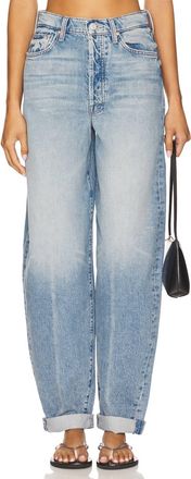 Mother Fangirl Button Skimp Cuff Jeans In Blinded By The Light