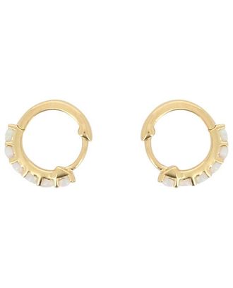 Missoma Goldene Creolen Gemstone Huggies