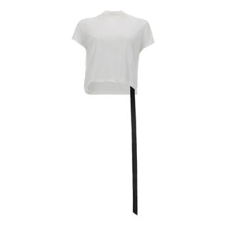 Rick Owens T-Shirts, female, White, Size: XS Crew Neck T-Shirt