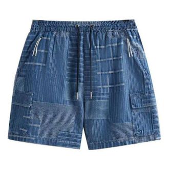 Kith Japanese Indigo Jacquard Wolcott Short Indigo KHM060136-403