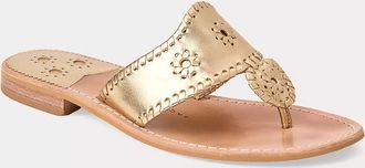 Lilly Pulitzer Jack Rogers Jacks Leather Flat Sandal