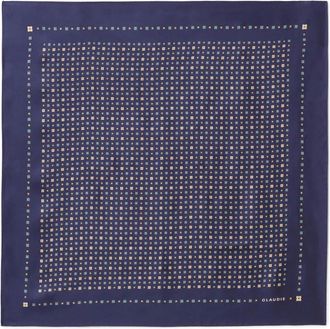 Claudie Pierlot Foulard con stampa - Blu