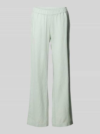 Toni Regular Fit Leinenhose im unifarbenen Design Modell Summer in Mint, Größe 44