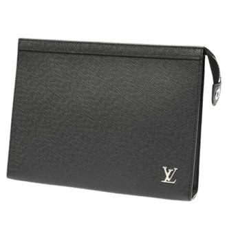 Louis Vuitton Pre-owned Clutches, female, Black, Size: ONE SIZE Pre-owned Clutch bag, Pochette
