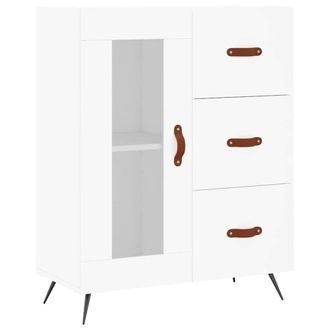 Berkfield Home Sideboard White 69.5x34x90 cm Engineered Wood
