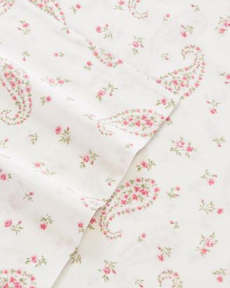 Laura Ashley Bristol Paisley T300 Pnk Sheet Set