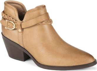 BareTraps Daisie Block Heel Ankle Bootie in Sand at Nordstrom, Size 8.5