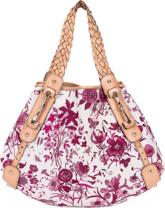 Gucci Pre-owned Womens Pelham Floral Shoulder Bag - Pink - One Size