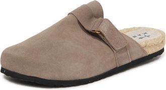 Maneb&igrave; Suede Klomp Muiltjes Hamptons Coco Bruin - Dames - Slip ons - Bruin - 40 EU - Schoenen