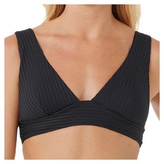 Rip Curl Premium Surf Deep V Bikini-Top f&uuml;r Damen | schwarz