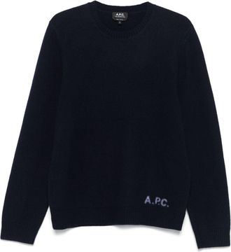 A.P.C. Edward jumper - men - Virgin Wool - L - Blue